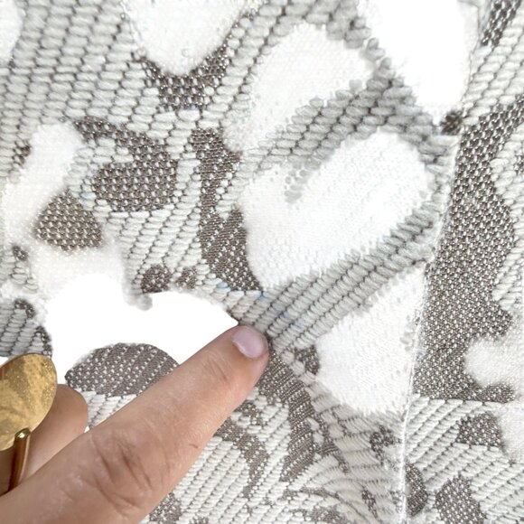 Coldwater Creek Brocade Jacket Size 10 Floral Tapestry Blazer Boho Chic Artsy - Picture 6 of 8